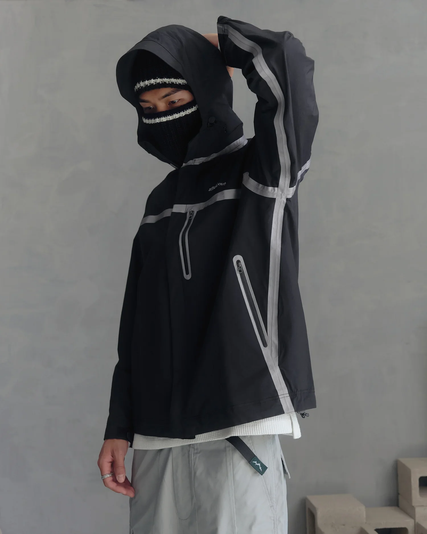 Afield Out Glacier Shell Jacket 'Black' - Image 3