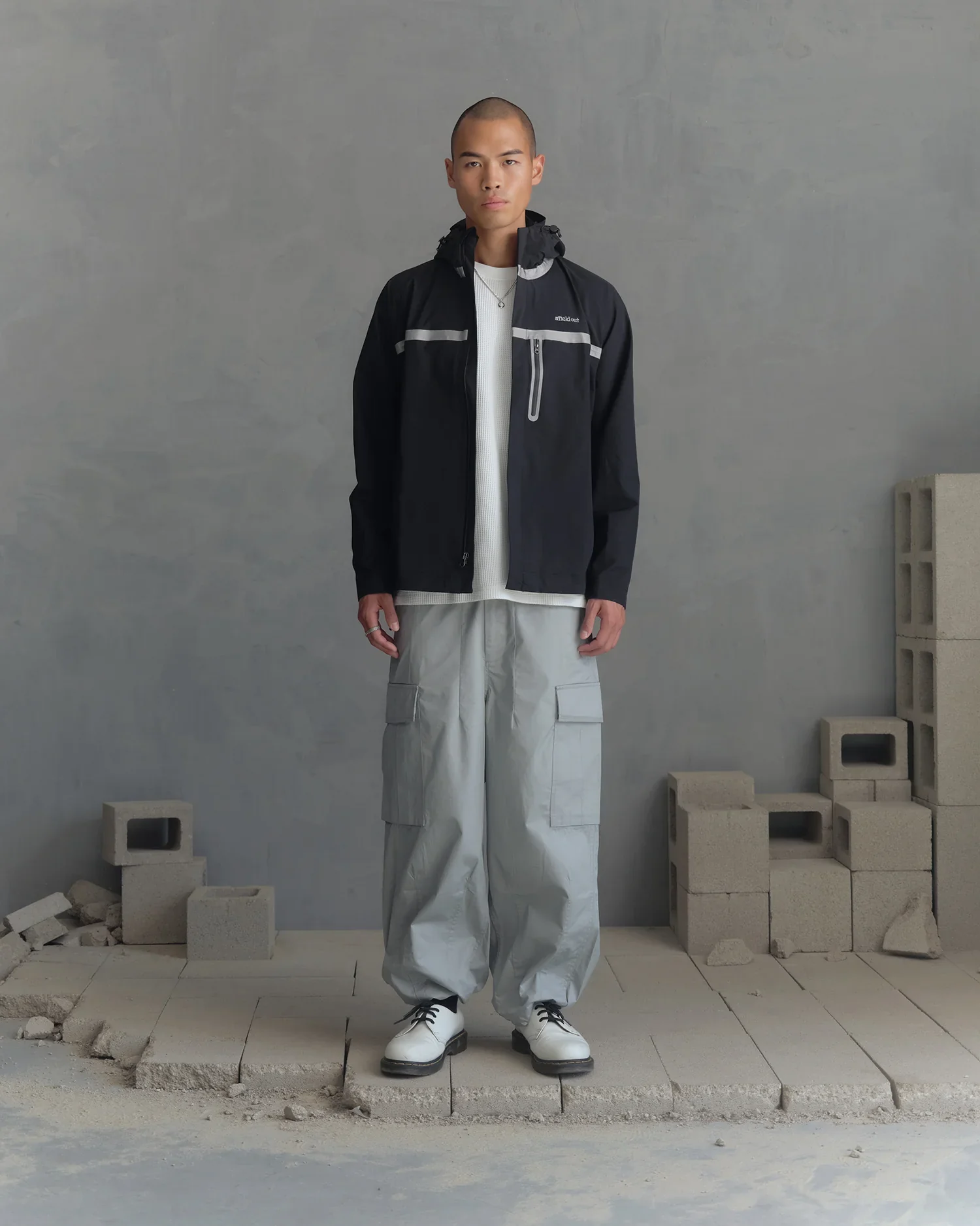 Afield Out Glacier Shell Jacket 'Black' - Image 4