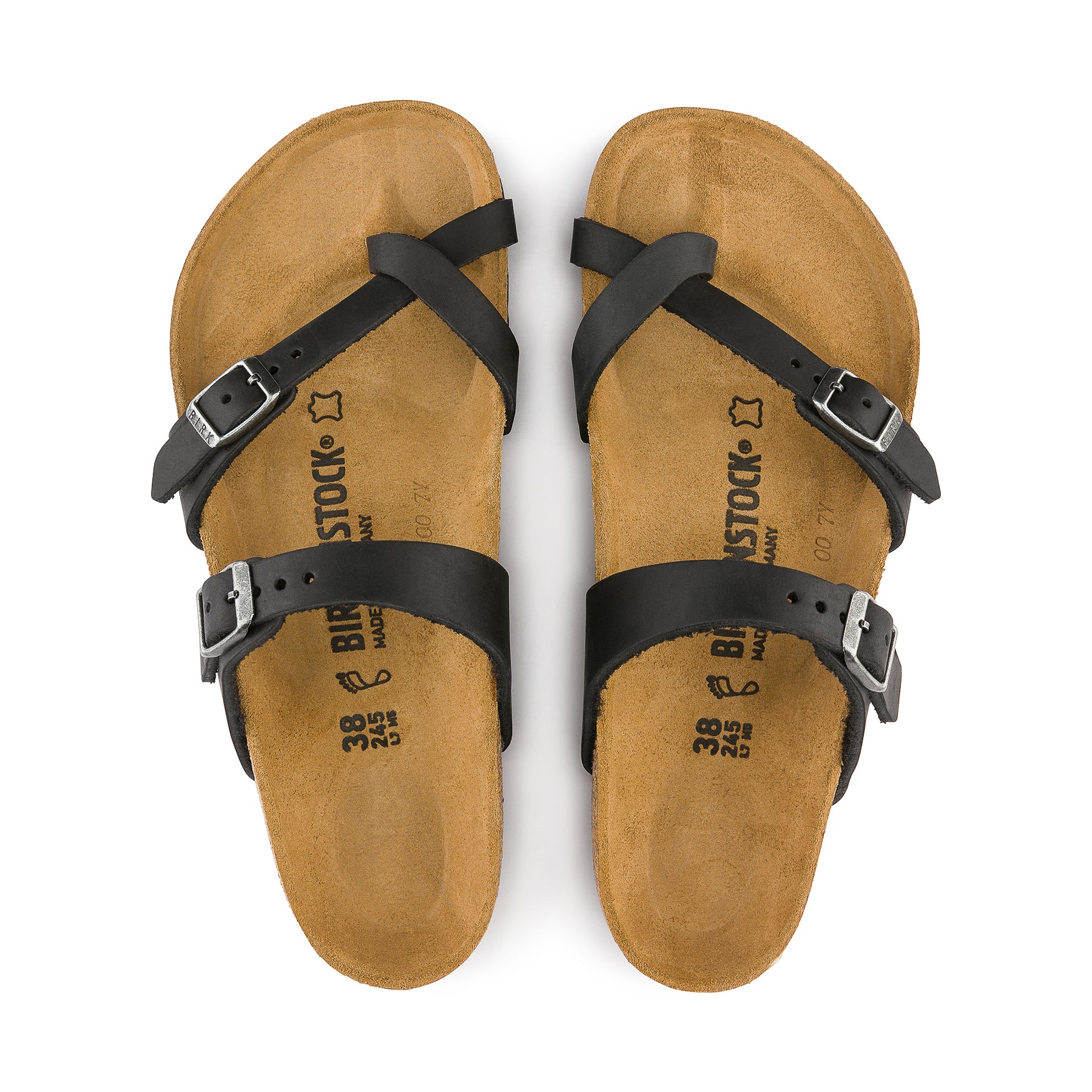 Birkenstock Mayari Black Oiled Leather 'Black' - Image 3