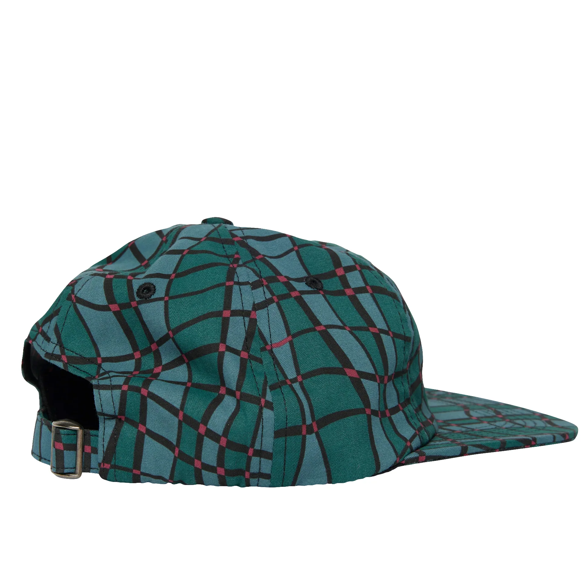 by Parra Squared Waves Pattern 6 Panel Hat 'Multi' - Image 2