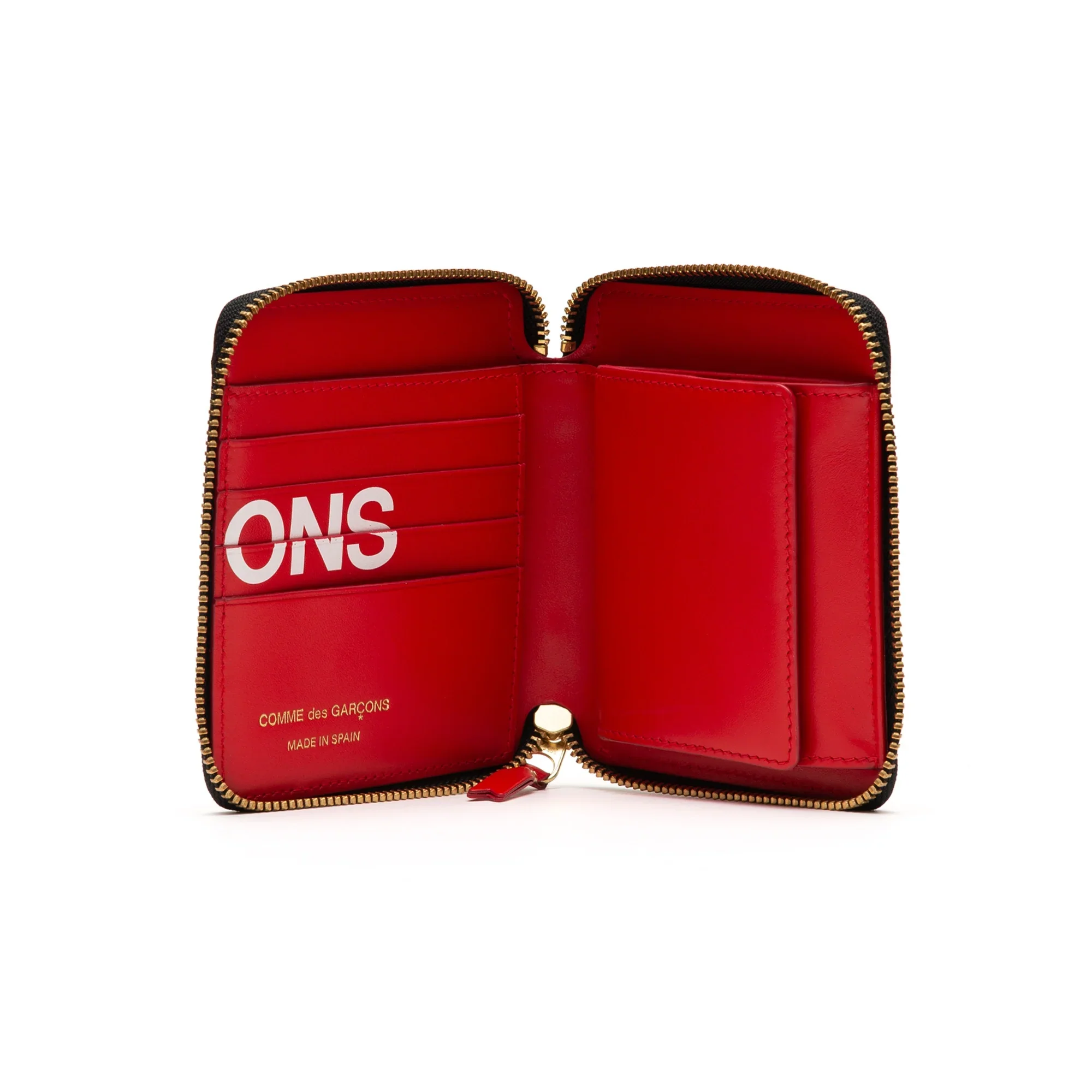 Comme Des Garcons Huge Logo Wallet 'Red' - Image 2