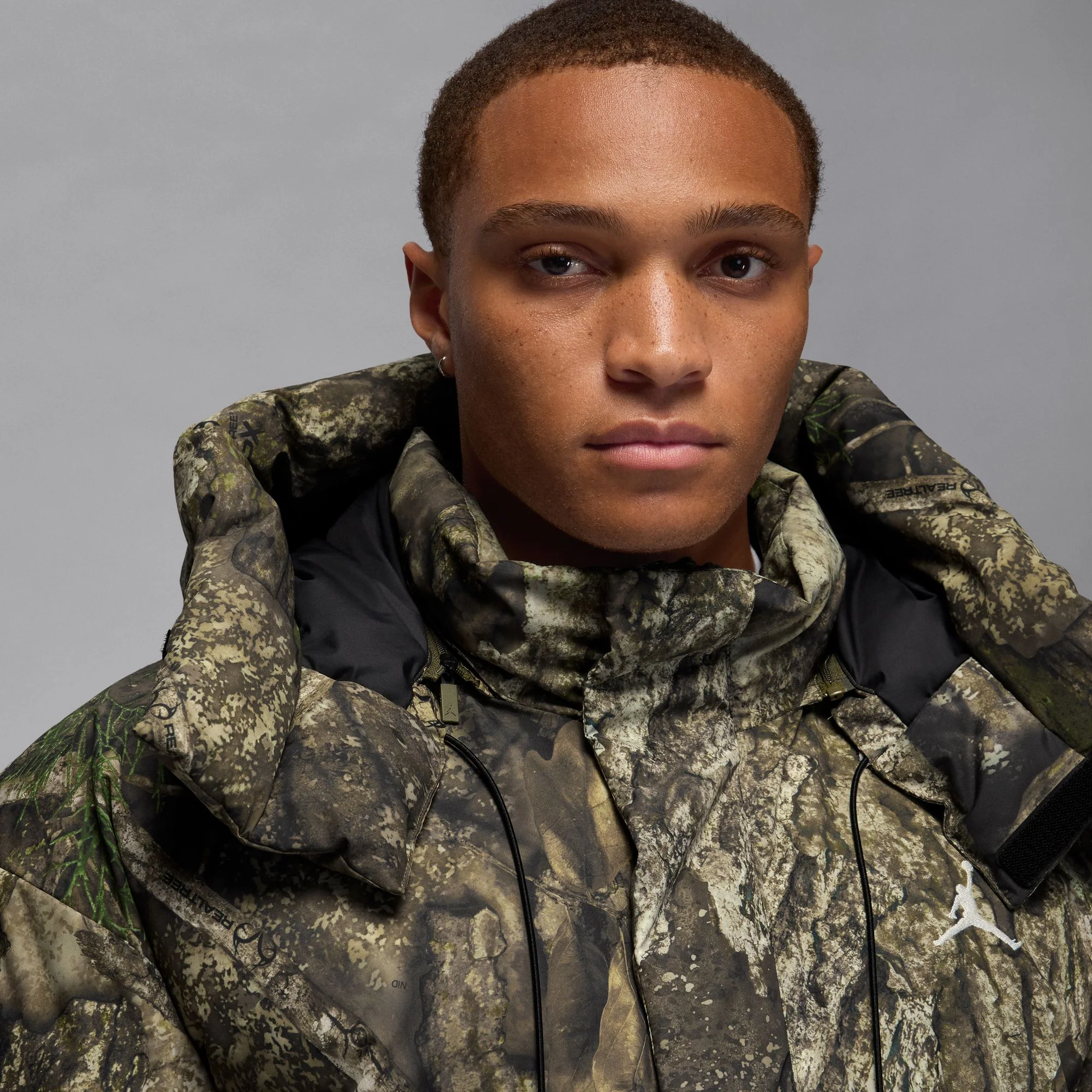 Jordan Therma-FIT Down Parka 'Medium Olive' - Image 6