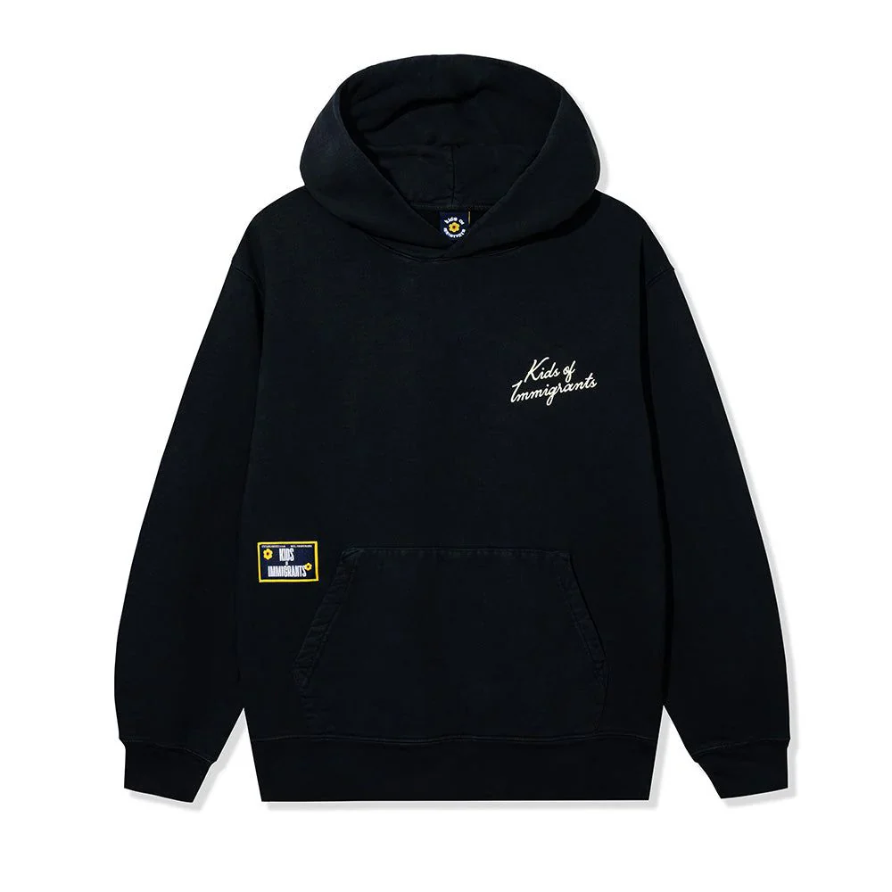 Kids Of Immigrants Figuring It Out Hoodie 'Vintage Black' - Image 2