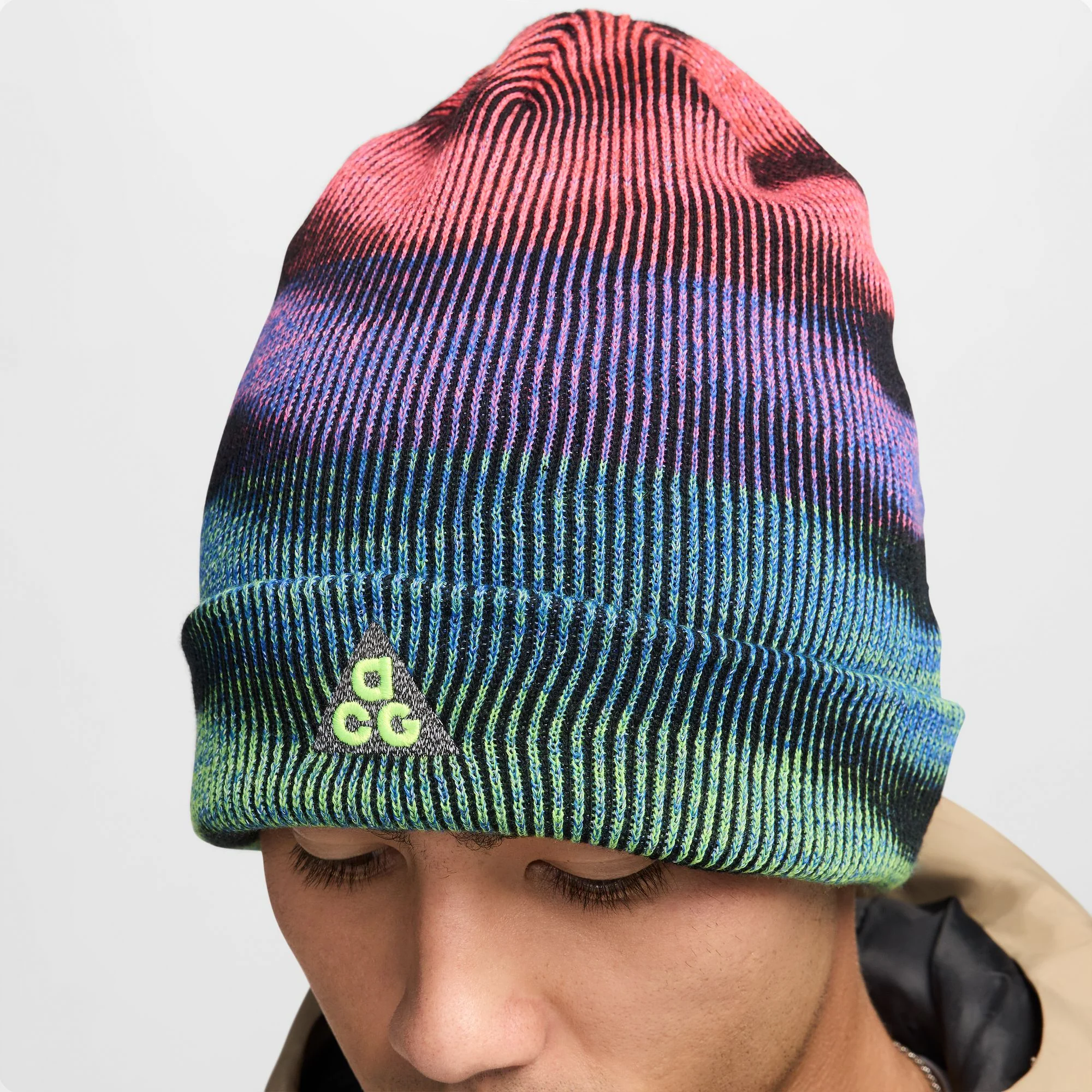 Nike ACG Peak Beanie 'Light Crimson/Hyper Pink' - Image 4