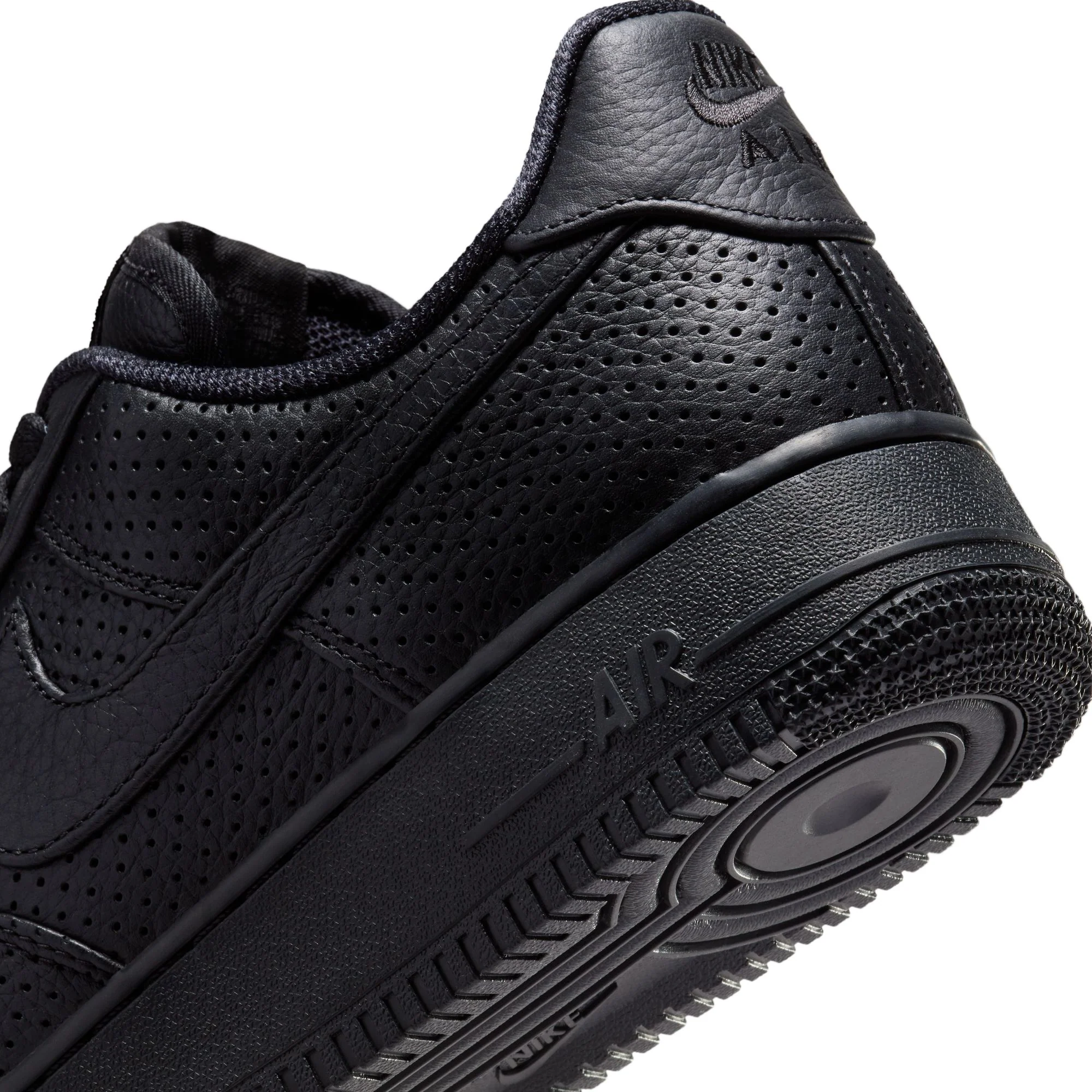 Nike Air Force 1 Low SP 'Triple Black Perforated' - Image 10