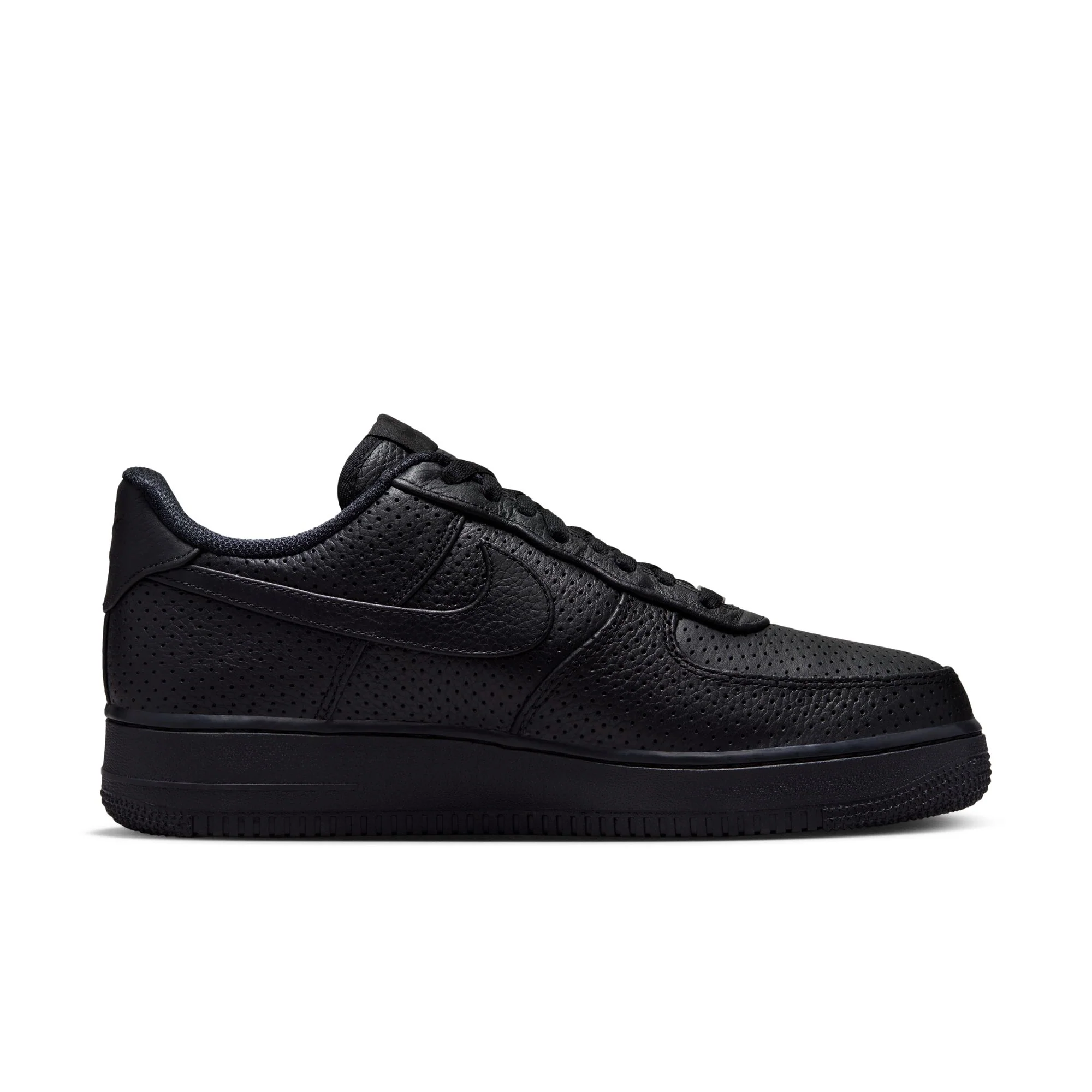 Nike Air Force 1 Low SP 'Triple Black Perforated' - Image 8