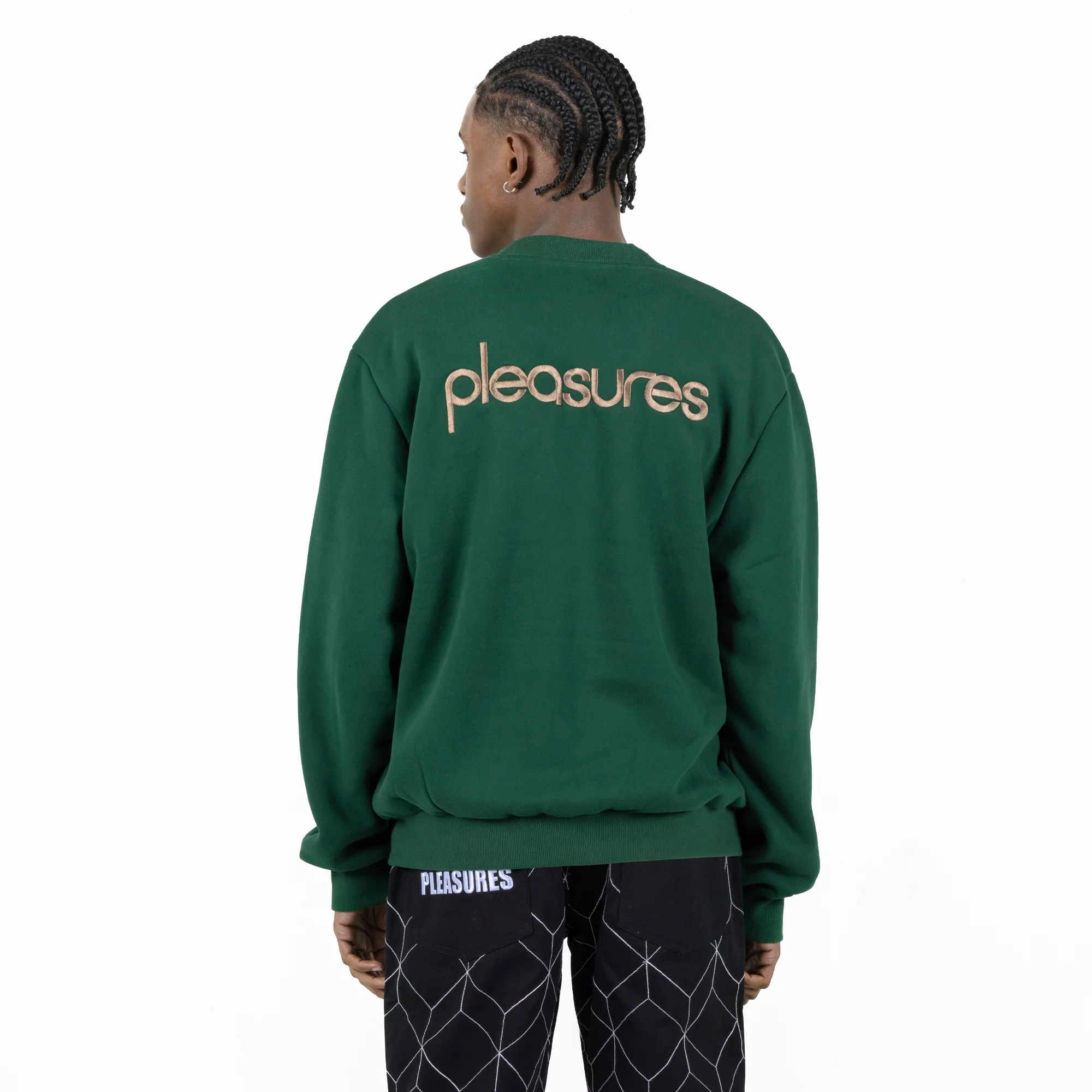 Pleasures Blur Cardigan Sweater 'Green' - Image 7