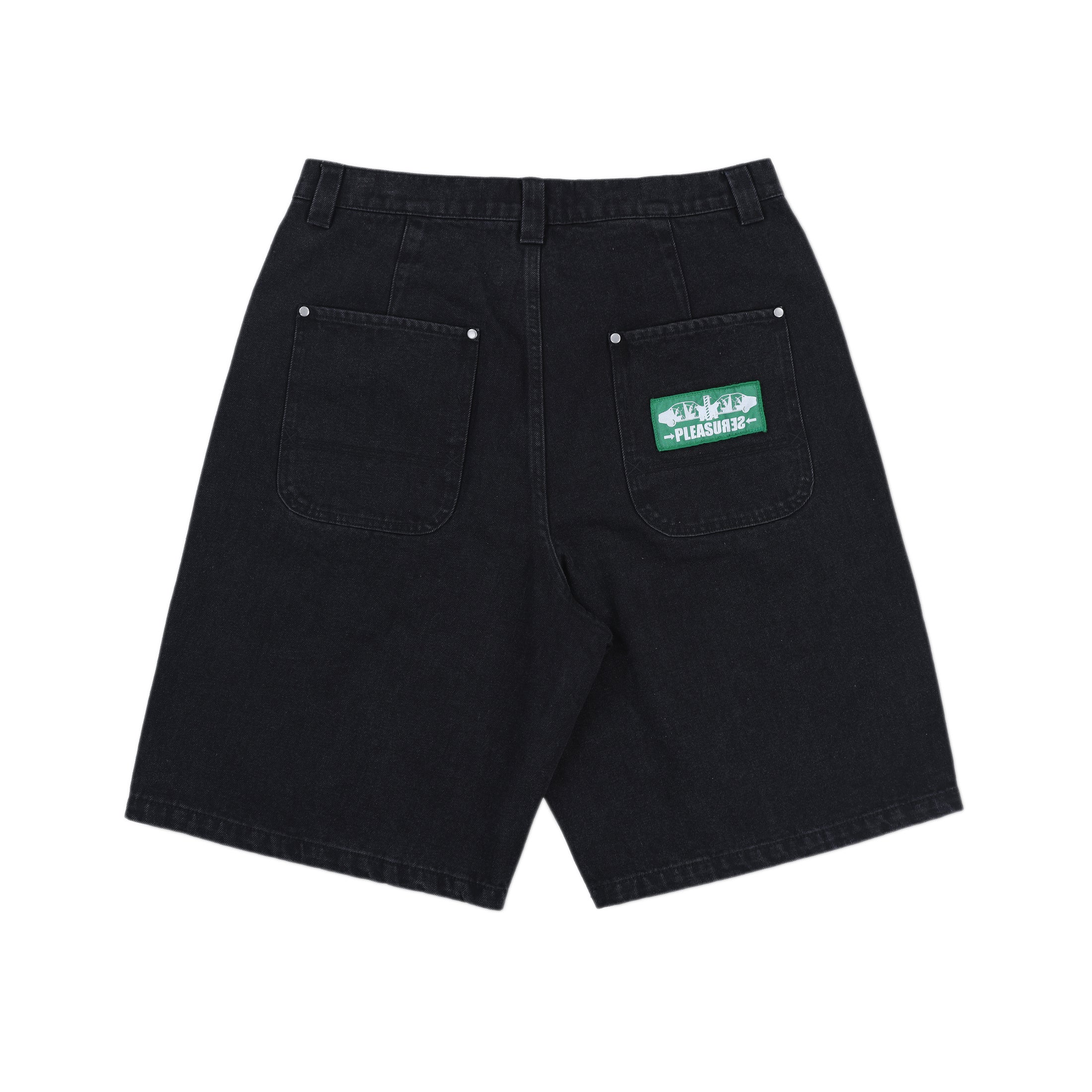 Pleasures Collision Jorts 'Black' - Image 2