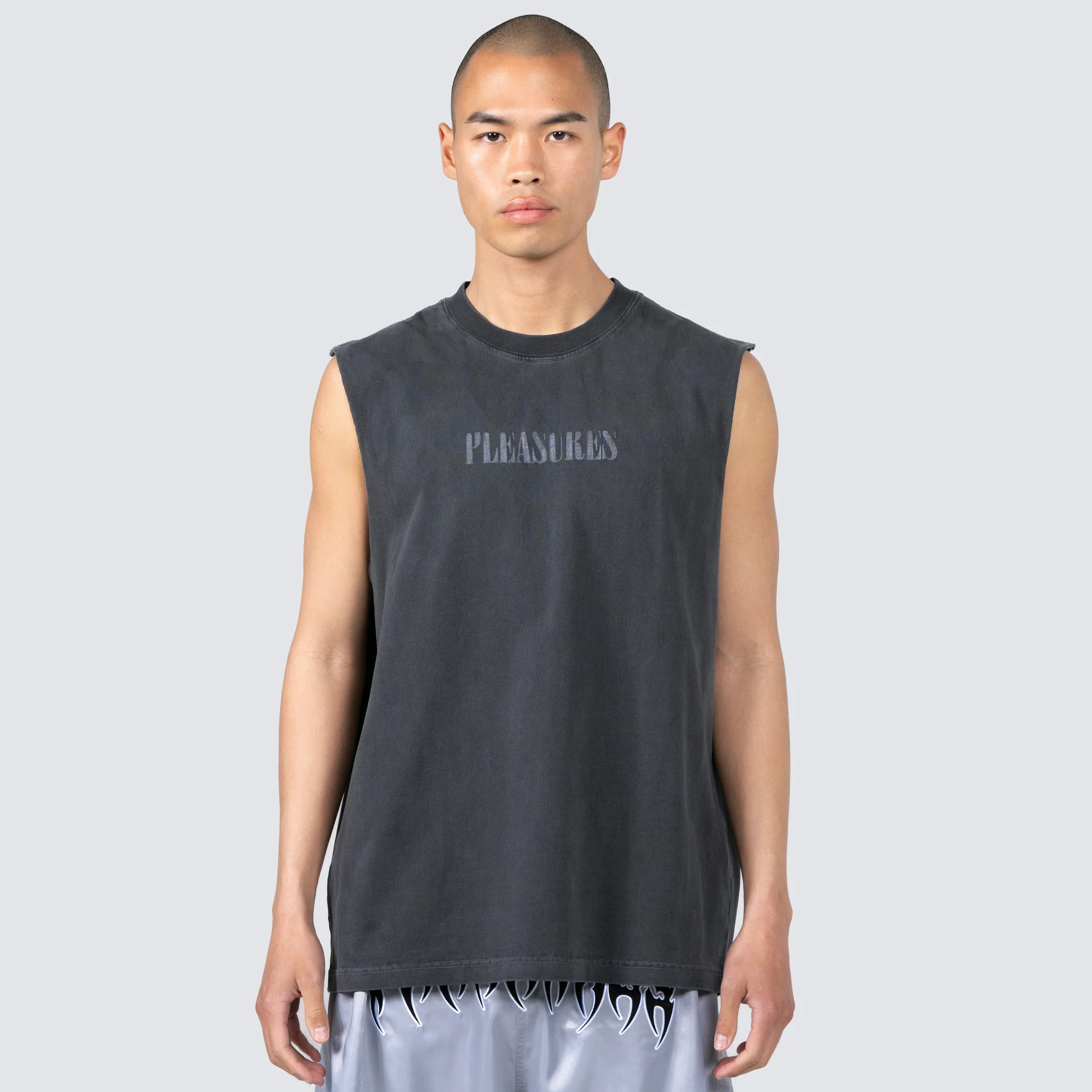 Pleasures Onyx Sleeveless Shirt 'Faded Black' - Image 2