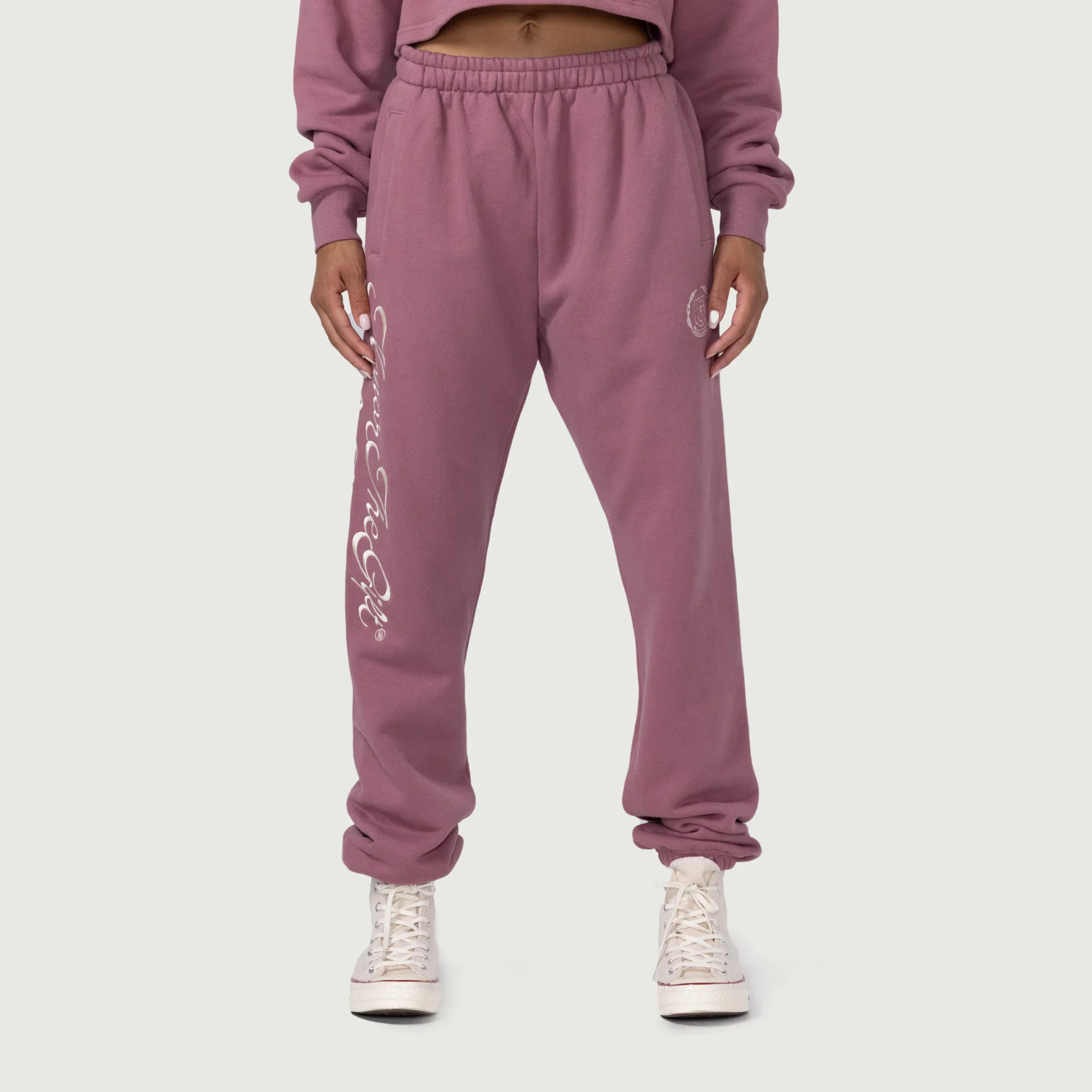 Womens Honor The Gift Fleece Sweatpant 'Mauve' - Image 3
