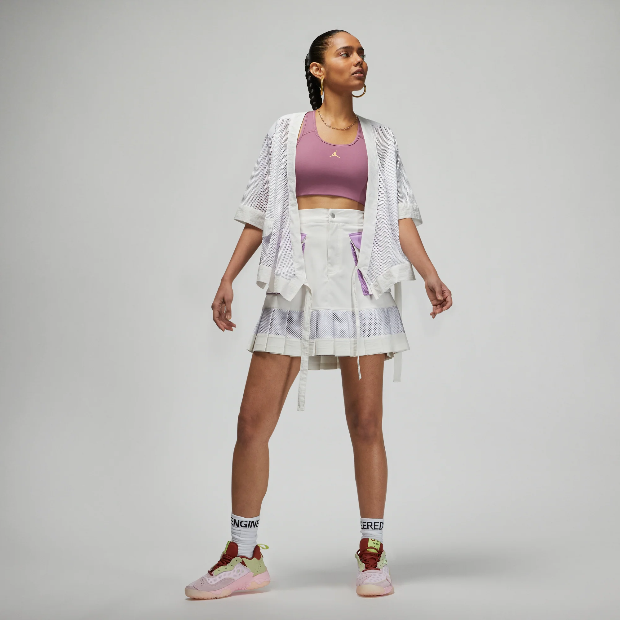 Womens Jordan 23 Engineer Top 'White' - Image 6