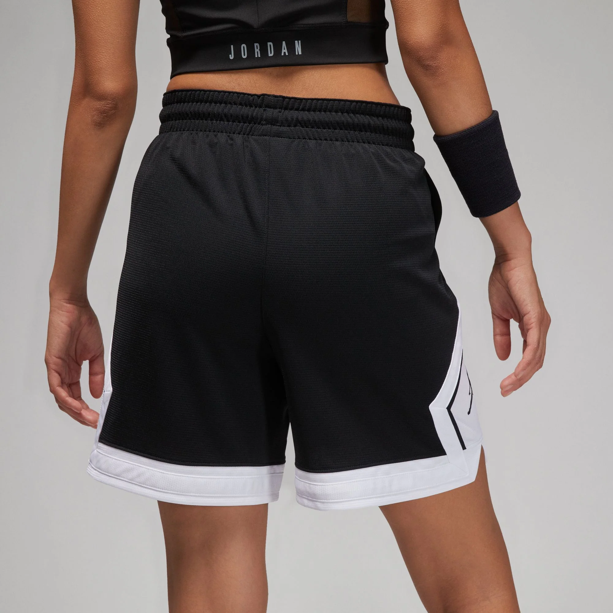 Womens Jordan Sport Shorts 'Black' - Image 3