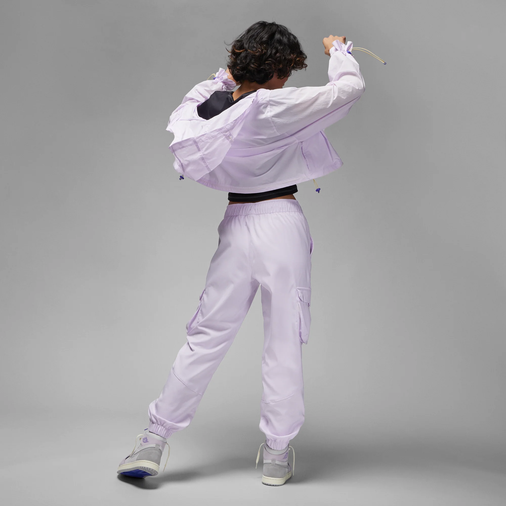 Womens Jordan Sport Tunnel Trousers 'Grape' - Image 6