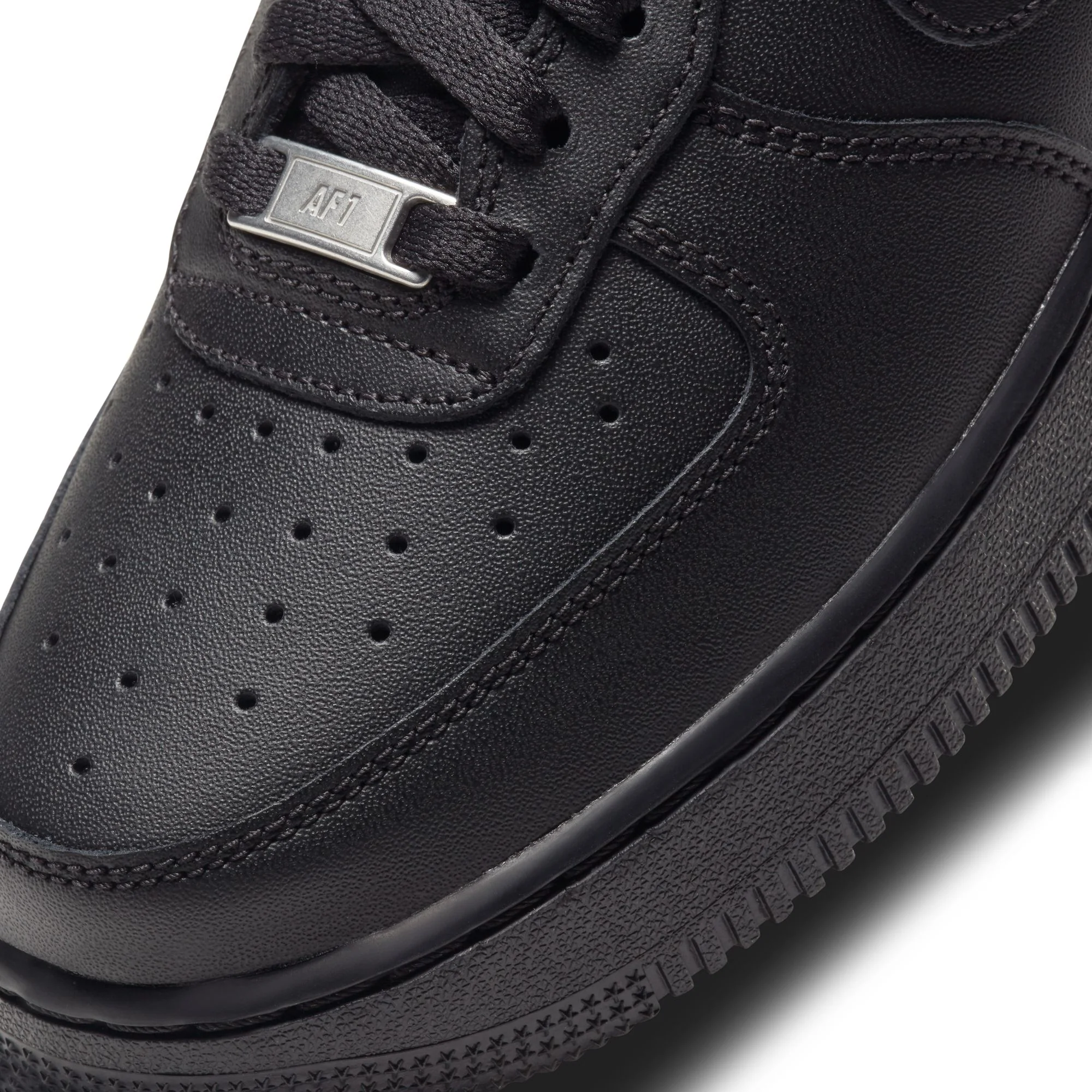 Womens Nike Air Force 1 '07 'Black' - Image 9