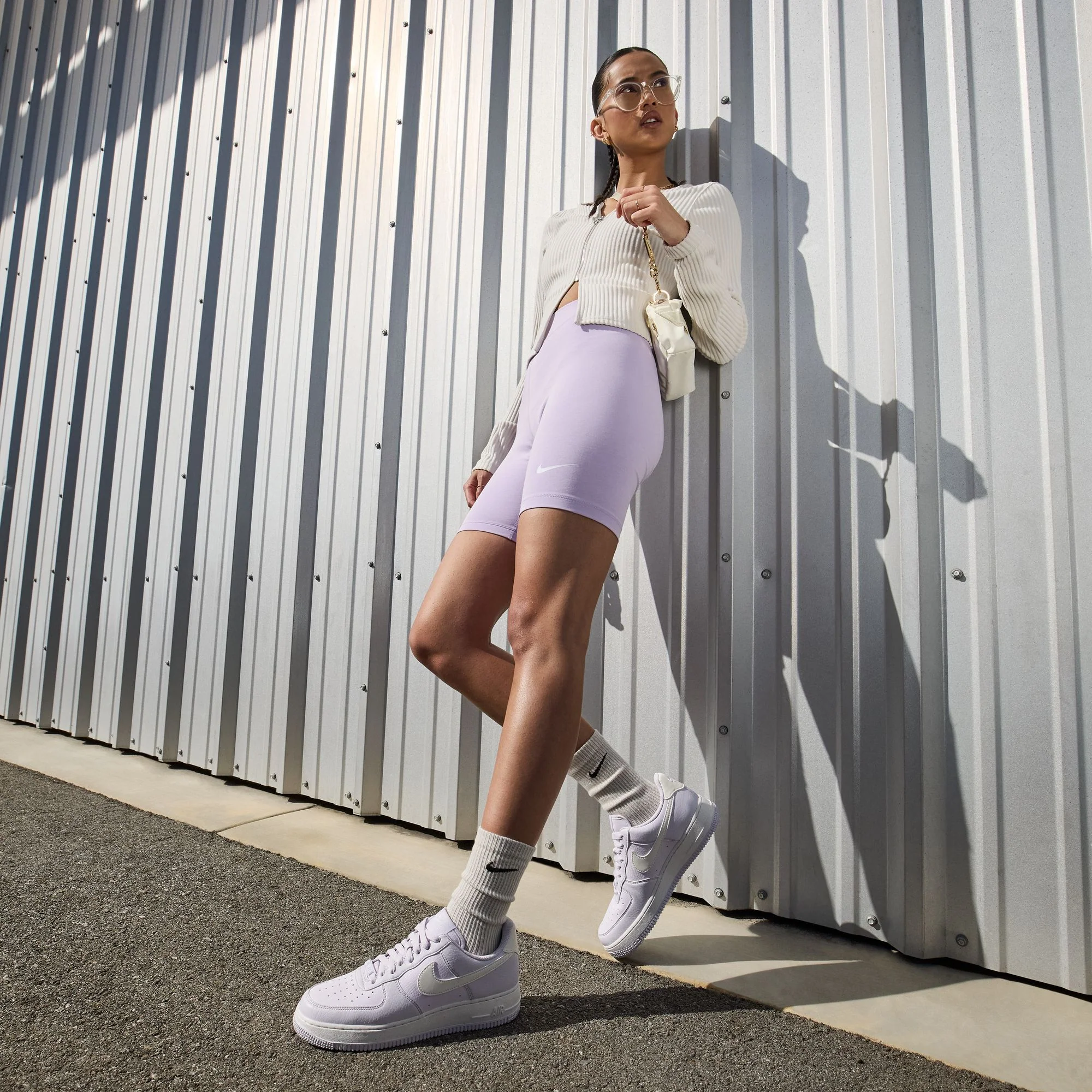 Womens Nike Air Force 1 '07 Next Nature 'Barely Grape' - Image 10