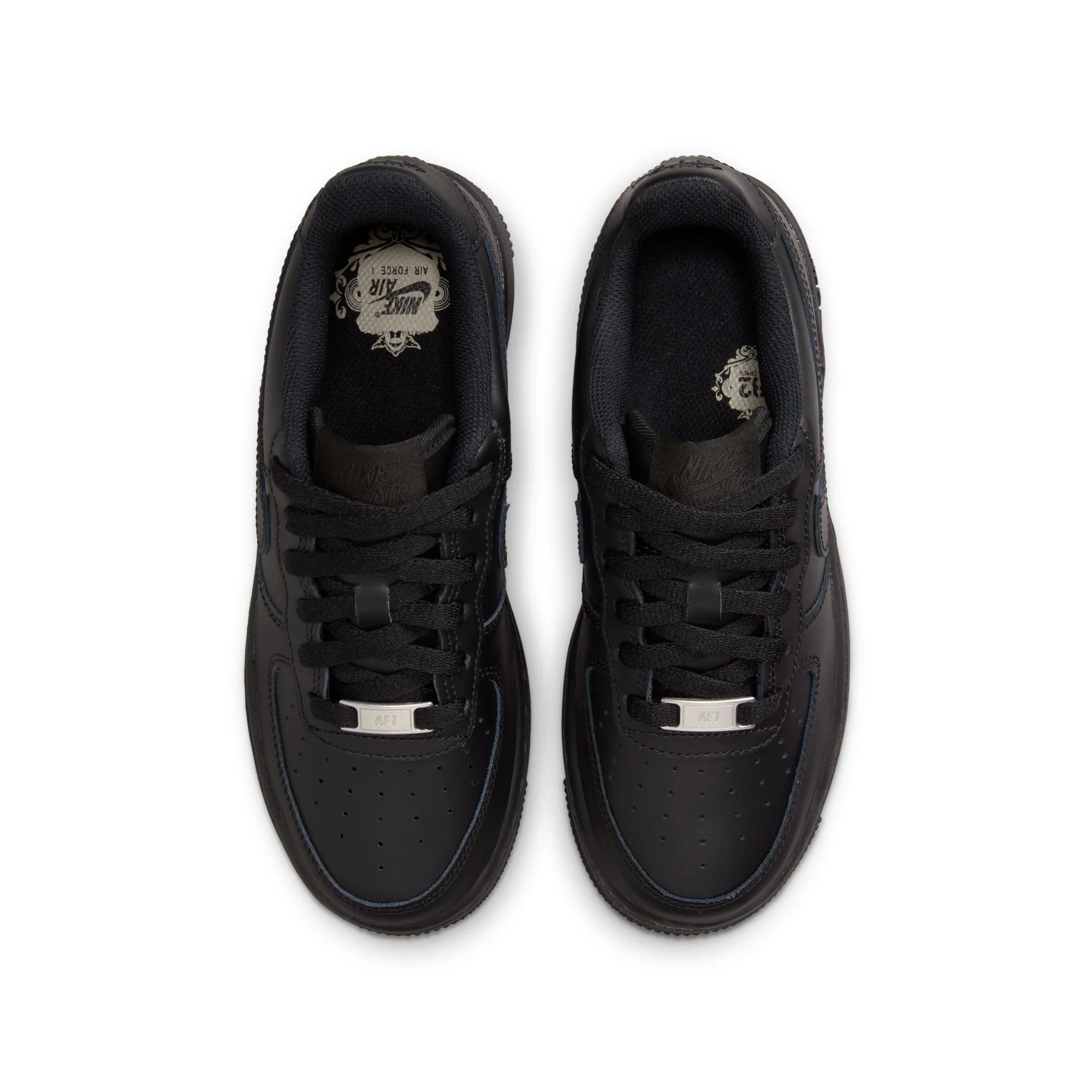Youth Nike Air Force 1 LE (GS) 'Black' - Image 4